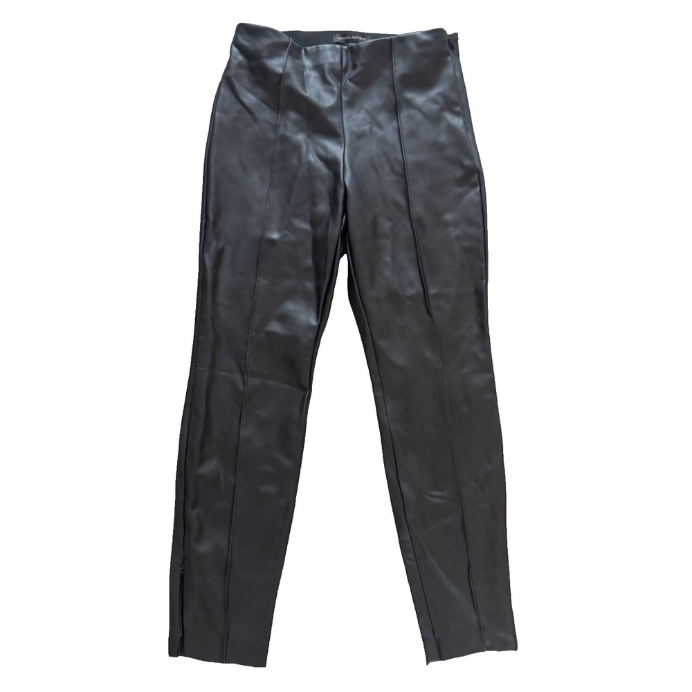 Banana Republic Vegan Leather Cropped Pants 6 Petite New With Tags!